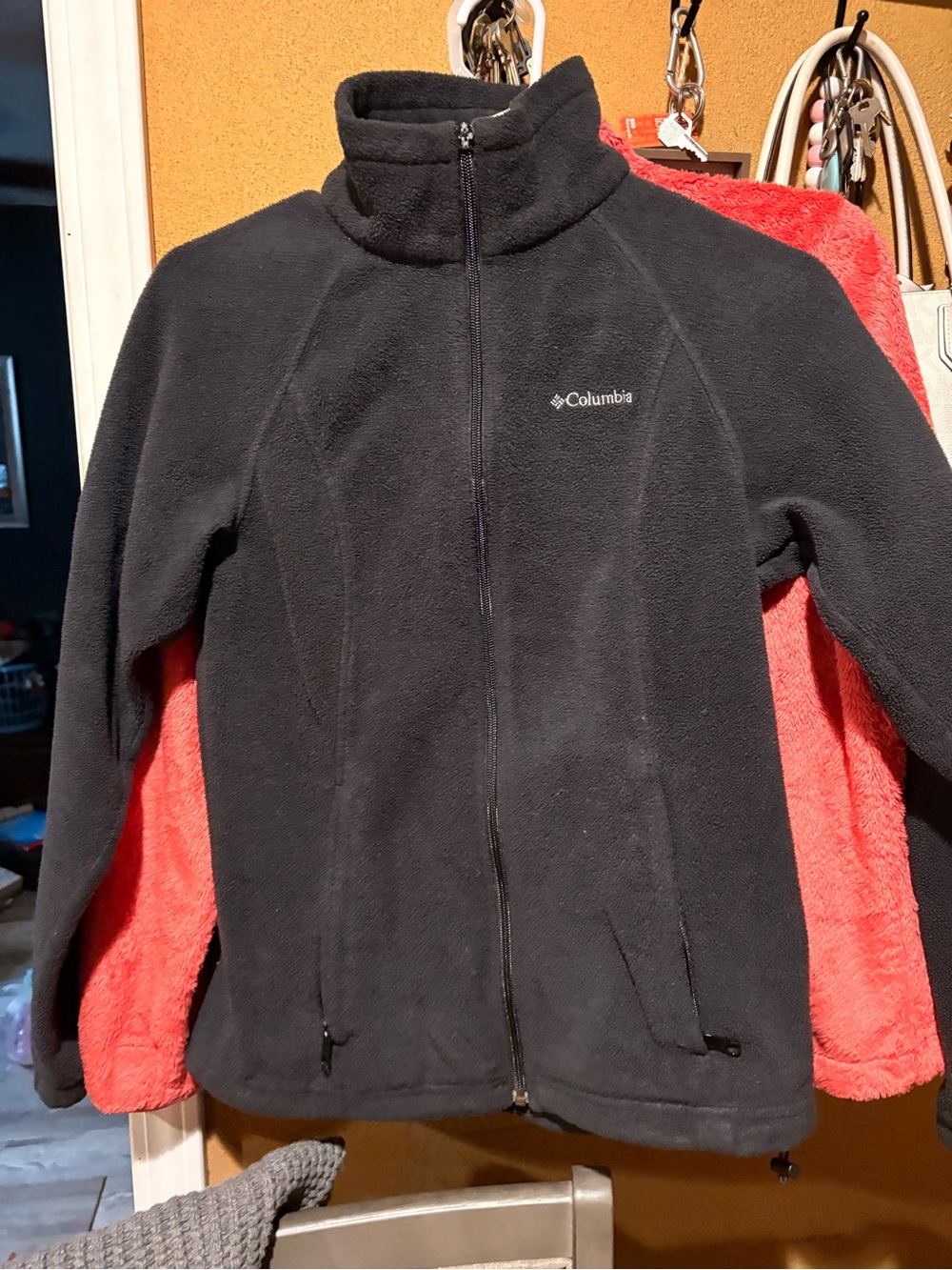 Columbia Black Full-Zip Fleece Jacket